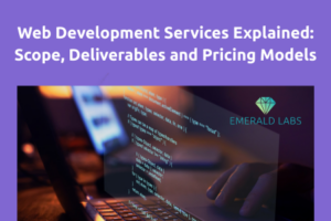 web development services pricing models and deliverables comparison chart